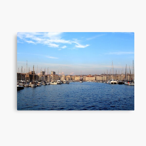 Marseille Harbour entrance Canvas Print