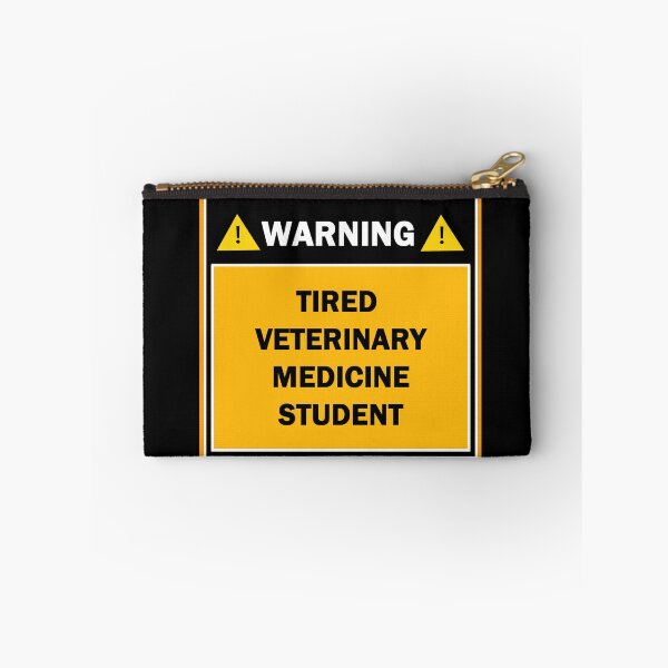 Item preview, Warning tired veterinary medicine student designed and sold by mejtstupor.