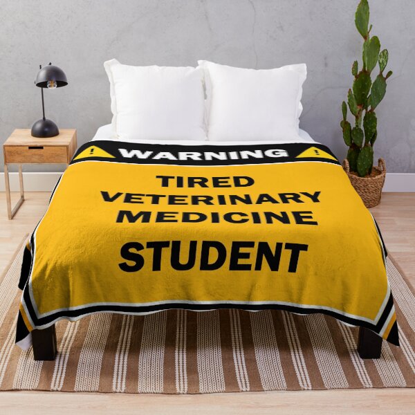 Item preview, Warning tired veterinary medicine student designed and sold by mejtstupor.