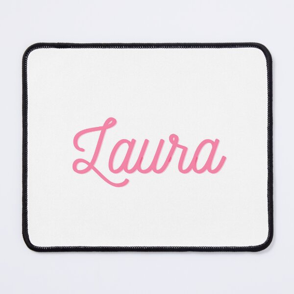 Item preview, Laura name icon pink text designed and sold by philbraxton.