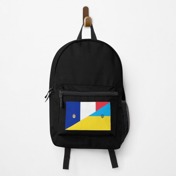 Item preview, Ukraine, Ukrainian Flag, Flag Of Ukraine, Coat of arms of Ukrain, Trident, Tryzub, French Flag (2022-3-UKR-23) designed and sold by NY-Prints-USA.