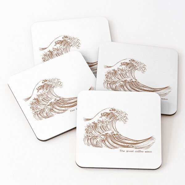 Item preview, Great Wave Of Coffee designed and sold by Gohappy.