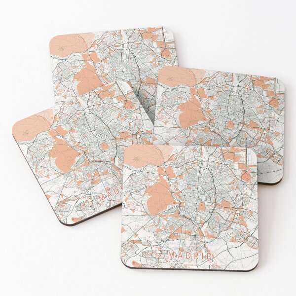 Item preview, Madrid City Map of Spain - Bohemian designed and sold by deMAP.