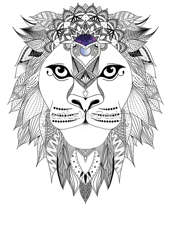 "Zentangle Löwe Mandala" von CestLaVieDesign | Redbubble