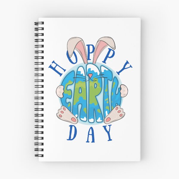 Item preview, Hoppy Earth Day With Bunny Ears, Hands, Nose And Feet/ Earth Day Rabbit Pun designed and sold by Designs By YL.