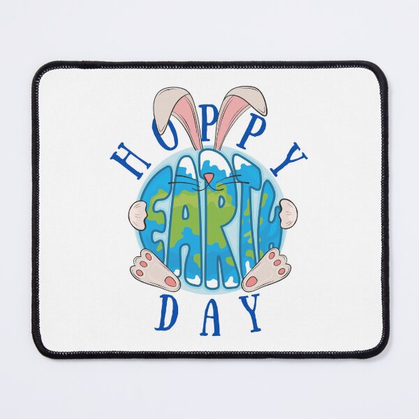 Item preview, Hoppy Earth Day With Bunny Ears, Hands, Nose And Feet/ Earth Day Rabbit Pun designed and sold by Designs By YL.