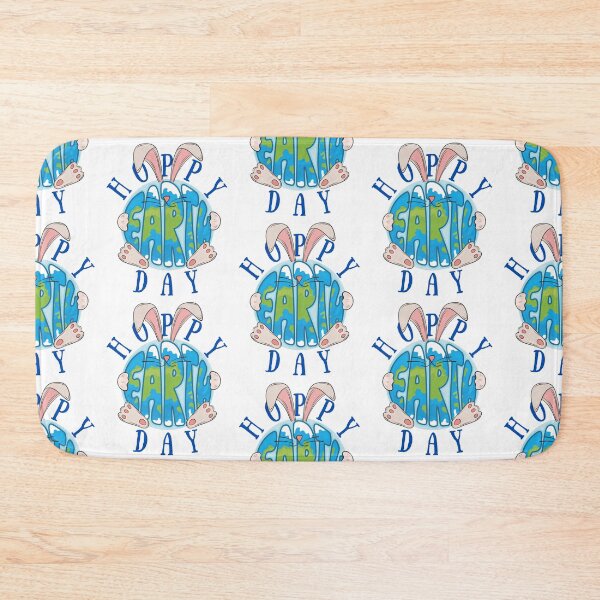 Item preview, Hoppy Earth Day With Bunny Ears, Hands, Nose And Feet/ Earth Day Rabbit Pun designed and sold by Designs By YL.