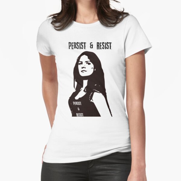 Vista previa del artículo con la obra «Persistir y resistir # CivRight», diseñado y vendido por lcorri.