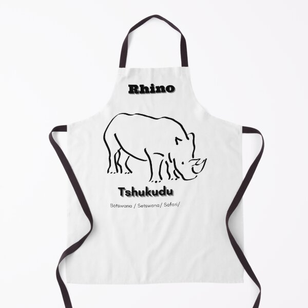Item preview, Rhino in Botswana language ''Setswana'' Tshukudu designed and sold by MphoLekula.