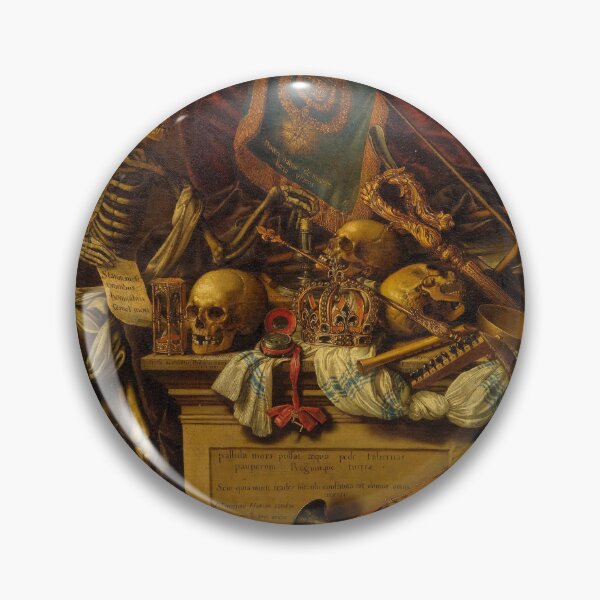Item preview, Vanitas Still Life - Carstian Luyckx 1650 designed and sold by UsedToBeStatue.