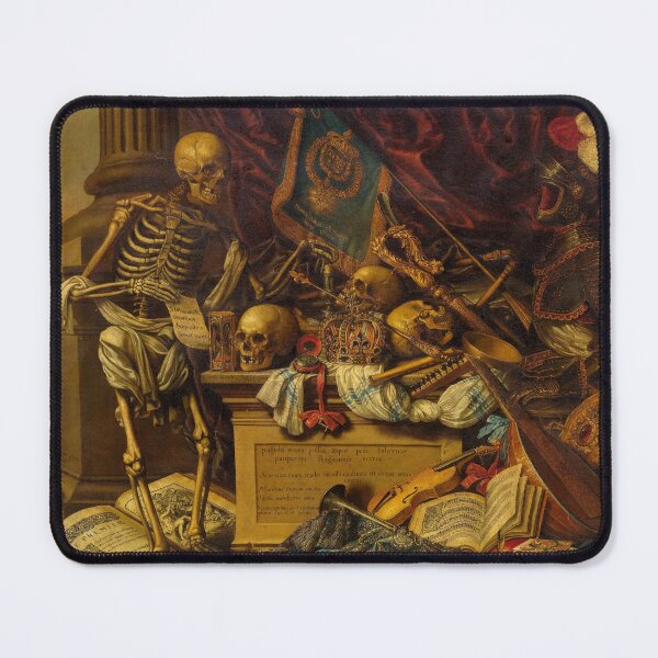 Item preview, Vanitas Still Life - Carstian Luyckx 1650 designed and sold by UsedToBeStatue.