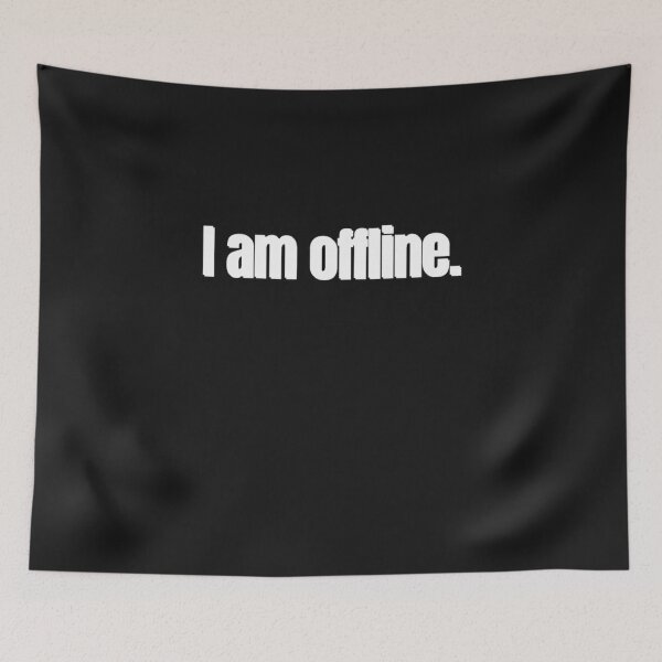 Item preview, I Am Offline Essential T-Shirt designed and sold by saadabs.