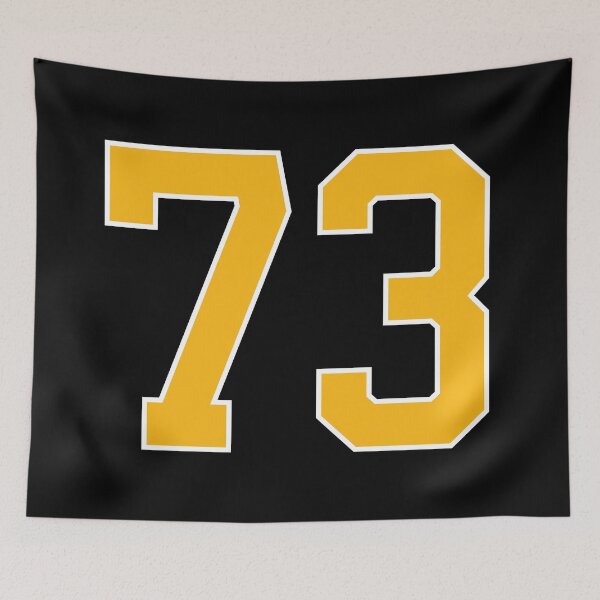 Item preview, Yellow Number 73 lucky sports jersey seventy three designed and sold by HeavyStyle.