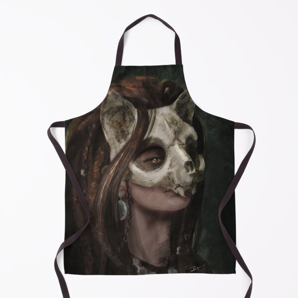 Item preview, cat lady portrait designed and sold by Bauxxi.