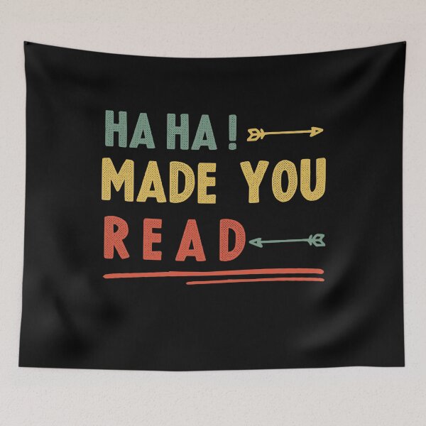 Aperçu de l'œuvre Copy of Ha Ha vous a fait lire chemise drôle de professeur, cadeau de professeur d'anglais, chemise drôle de bibliothécaire, cadeaux de bibliothécaire, Ha Ha vous a fait lire, chemise d'humour drôle créée et vendue par POSITIVEHL HL.
