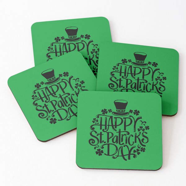 Item preview, Happy Saint Patricks Day 17 March, Green Luck Rainbow Pin Button, Funny Shenanigans Celebration T-shirt and Mug designed and sold by Eddyed.