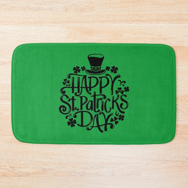 Item preview, Happy Saint Patricks Day 17 March, Green Luck Rainbow Pin Button, Funny Shenanigans Celebration T-shirt and Mug designed and sold by Eddyed.