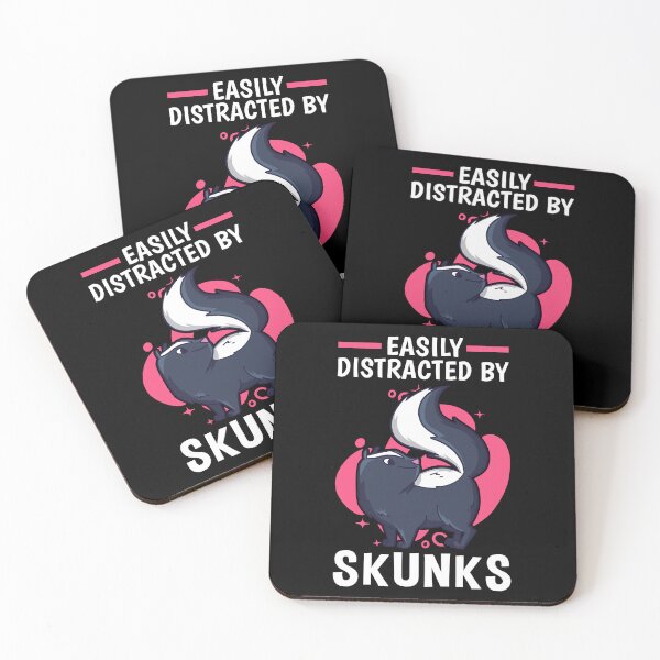 Item preview, Easily distracted by Skunk Skunk Badger Skunk designed and sold by madgrfx.