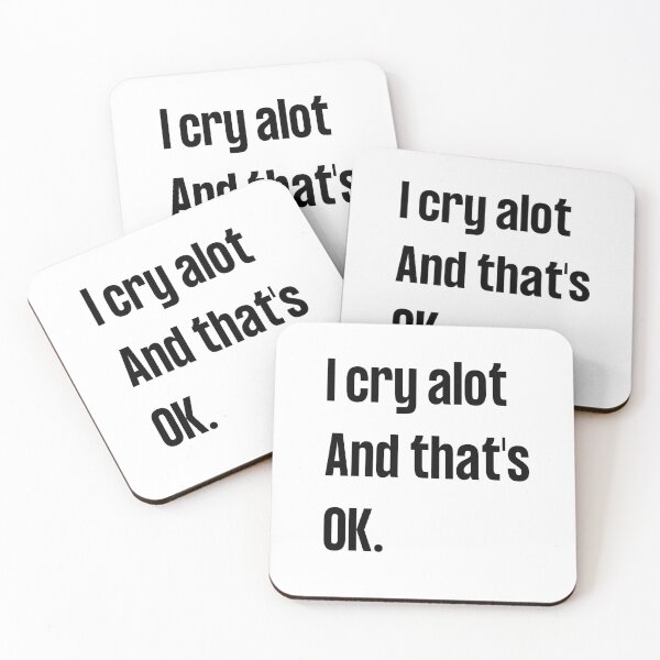 Item preview, i cry a lot and thats ok designed and sold by behappysiempre.