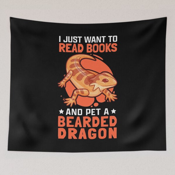 Item preview, Bearded Dragons and Reading Books Terraristics Bearded Dragon designed and sold by madgrfx.