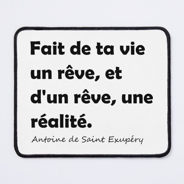 Item preview, Antoine de Saint Exupéry quote designed and sold by LordRaccoon.
