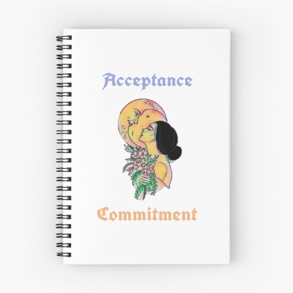 Item preview, Acceptance and Commitment | Motivational and Inspirational Illustration designed and sold by Nilima Bano ⭐⭐⭐⭐.
