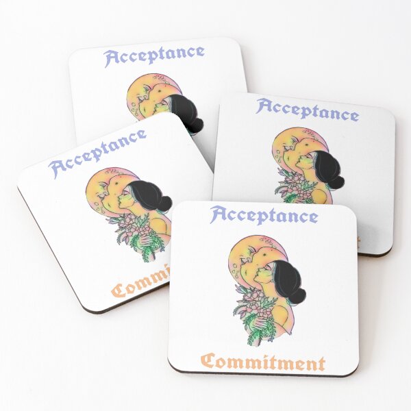 Item preview, Acceptance and Commitment | Motivational and Inspirational Illustration designed and sold by Nilima Bano ⭐⭐⭐⭐.