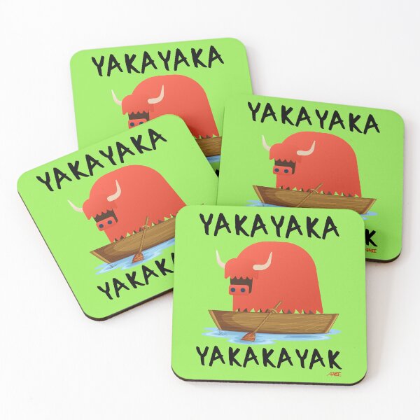 Item preview, Yakayaka yakakayak - Typo black designed and sold by Apikoedesign.