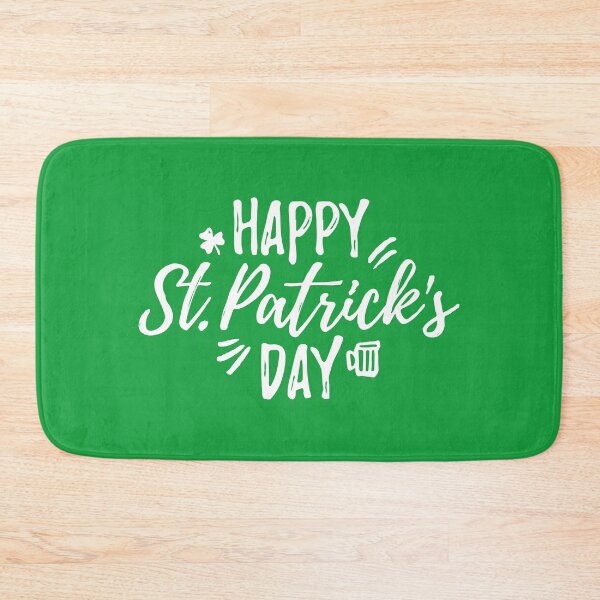 Item preview, Happy Saint Patricks Day 17 March, Green Luck Rainbow Pin Button, Funny Shenanigans Celebration T-shirt and Mug designed and sold by Eddyed.