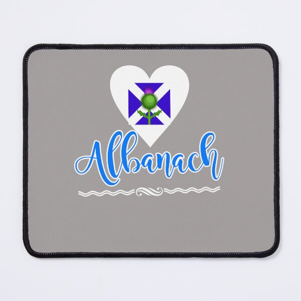 Item preview, Albanach Scottish Flag Thistle Design designed and sold by Angela Mello.
