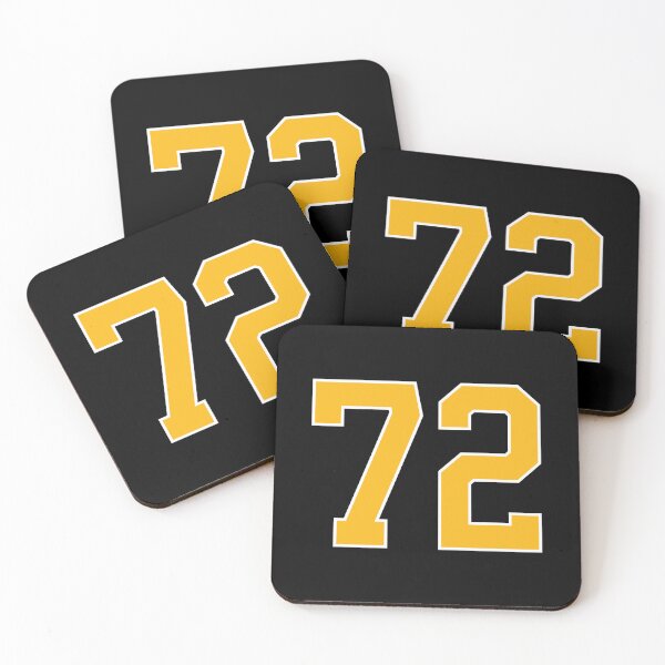 Item preview, Yellow Number 72 lucky sports jersey seventy two designed and sold by HeavyStyle.