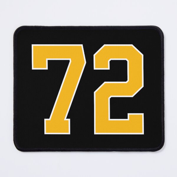 Item preview, Yellow Number 72 lucky sports jersey seventy two designed and sold by HeavyStyle.