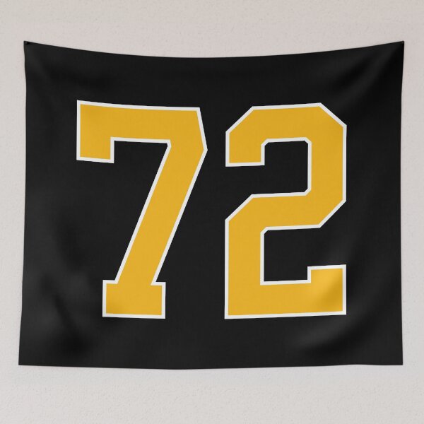 Item preview, Yellow Number 72 lucky sports jersey seventy two designed and sold by HeavyStyle.