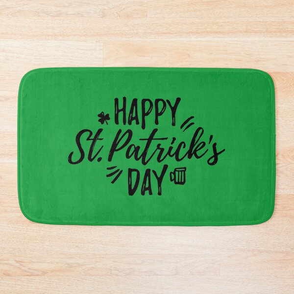 Item preview, Happy Saint Patricks Day 17 March, Green Luck Rainbow Pin Button, Funny Shenanigans Celebration T-shirt and Mug designed and sold by Eddyed.