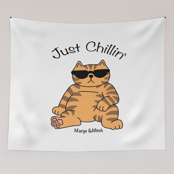 Item preview, Just Chillin designed and sold by Scat the cat.