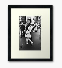 V-J Day in Times Square Framed Print