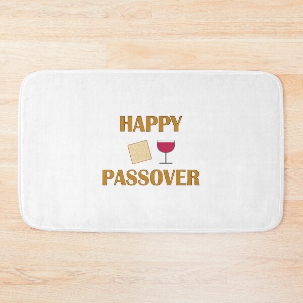 Item preview, Happy Passover - Matza and wine glass - Jewish holiday designed and sold by Inspirationmotivation.