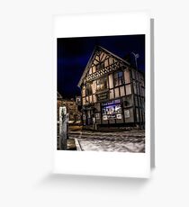 Northwich at night 15 Greeting Card
