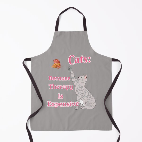 Item preview, Cats Because Therapy Is Expensive Design designed and sold by Angela Mello.