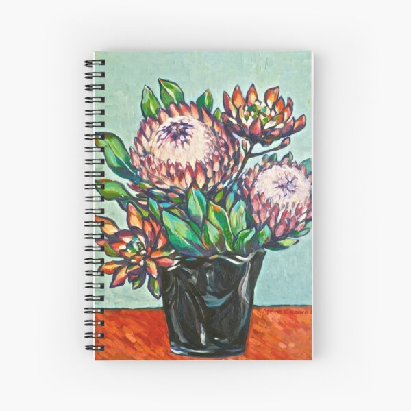 Item preview, Proteas. Oil on linen 56x44cm  2012 designed and sold by Elizabeth Moore Golding.