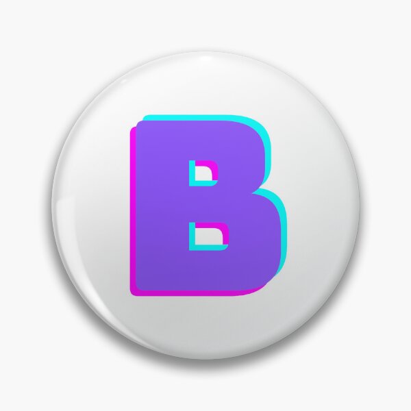 Item preview, Letter B Alphabet text icon design designed and sold by philbraxton.