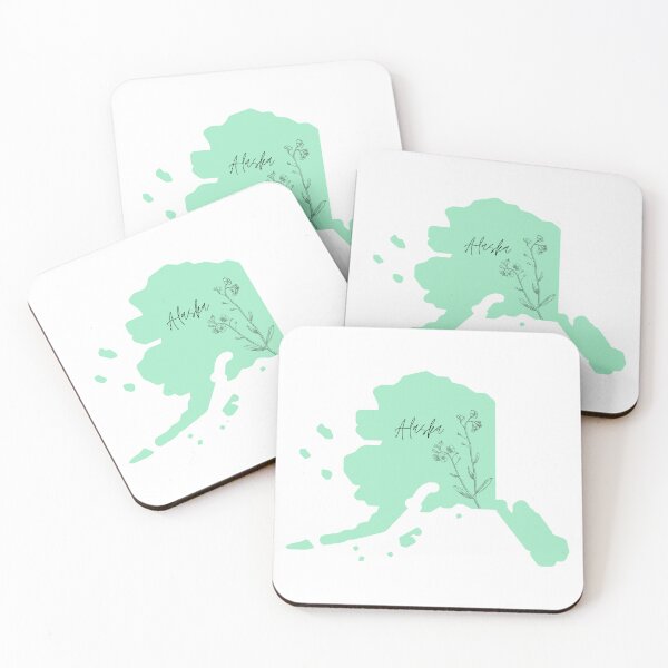 Item preview, Alaska - State Flower - Seafoam Green designed and sold by CozyMcGee.