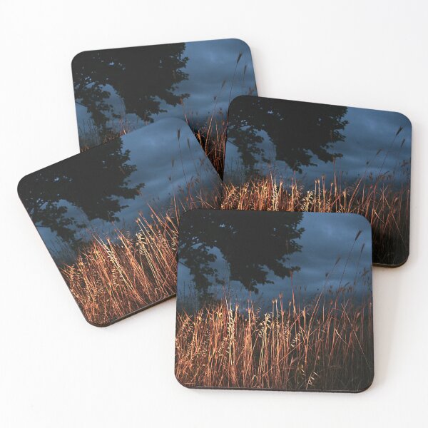 Item preview, Crops landscape in the evening with tree designed and sold by LuminusProject.