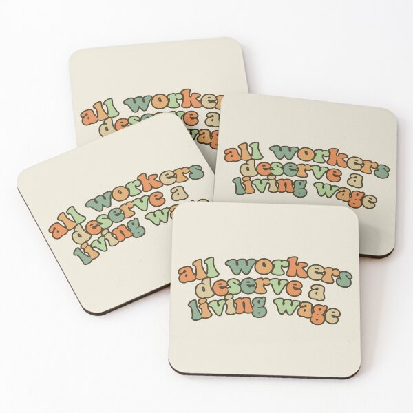 Item preview, All Workers Deserve a Living Wage - Autumn Aesthetic designed and sold by voltzandvoices.