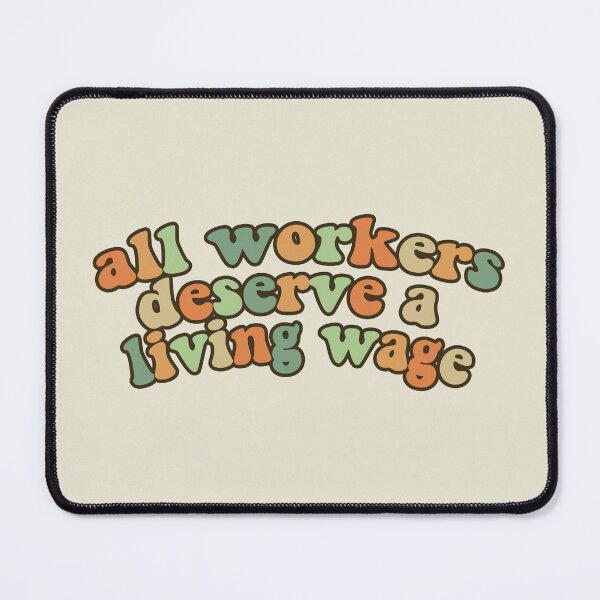 Item preview, All Workers Deserve a Living Wage - Autumn Aesthetic designed and sold by voltzandvoices.