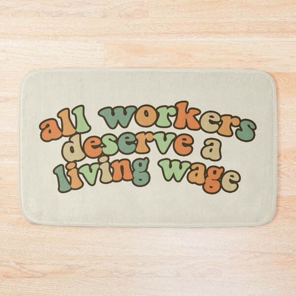 Item preview, All Workers Deserve a Living Wage - Autumn Aesthetic designed and sold by voltzandvoices.