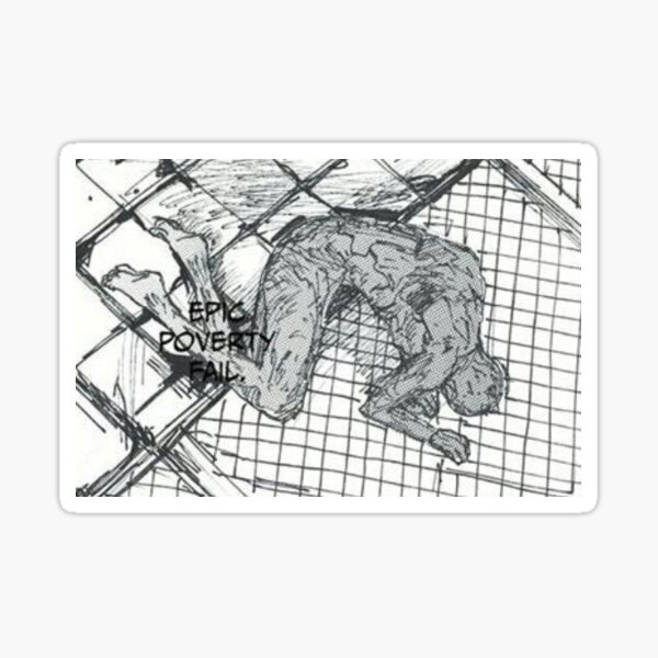 Item preview, Dorohedoro Epic Poverty Fail designed and sold by fang-Tasmal.