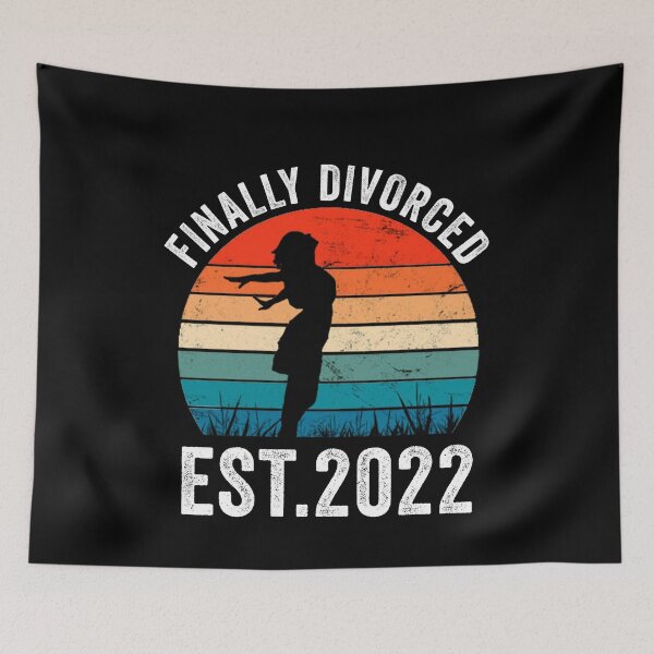 Item preview, Funny Divorce Party : Finally Divorced Est 2022 designed and sold by AMINE  ★★★★★.