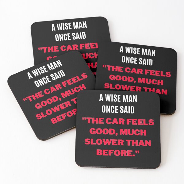 Item preview, "The car feels good, much slower than before." designed and sold by F1TwoTee.