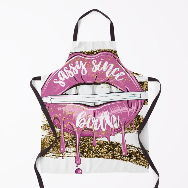 Artikelvorschau, Frech seit der Geburt in Pink und Goldglitter entworfen und verkauft von Anna-Kik.